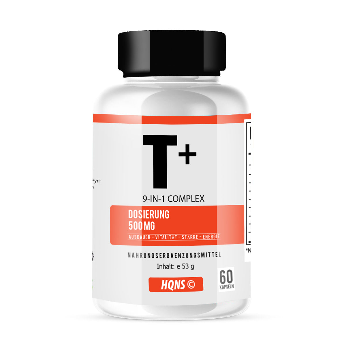 T+ Testosteron-Booster - Unterstützt deine natürliche Vitalität und Fitness