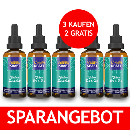 SonnenKraft Tropfen 30ml - Vitamin D3 und K2