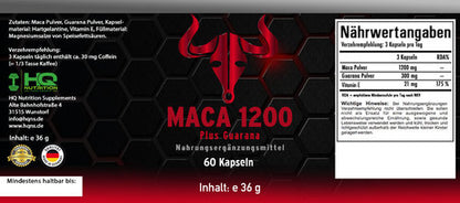 Maca1200 - Maca hochdosiert