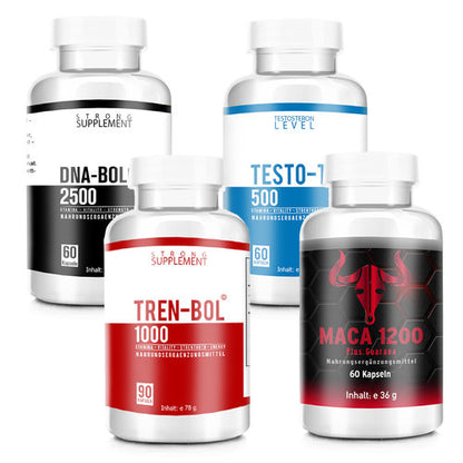 BUNDLE - Dna-Bolon, Testo-T3, Tren-Bol, Maca1200