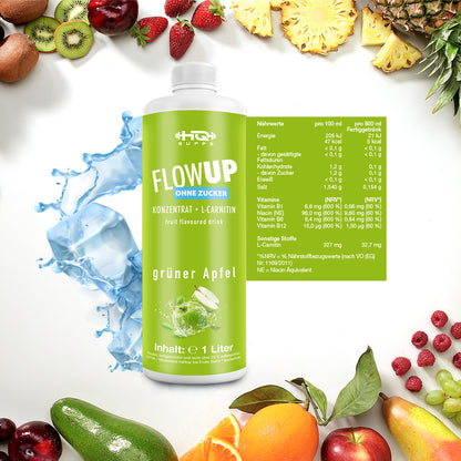 FlowUP - Powerkonzentrat + L-Carnitin für Sportler