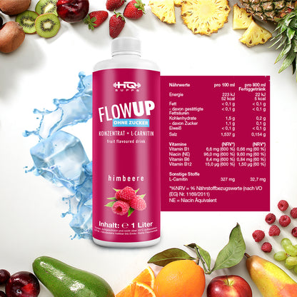 FlowUP - Powerkonzentrat + L-Carnitin für Sportler