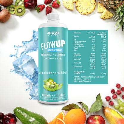 FlowUP - Powerkonzentrat + L-Carnitin für Sportler