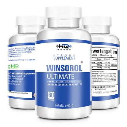 HQNS Winsorol - Arginin Base, Emblica, Vitamin C Komplex